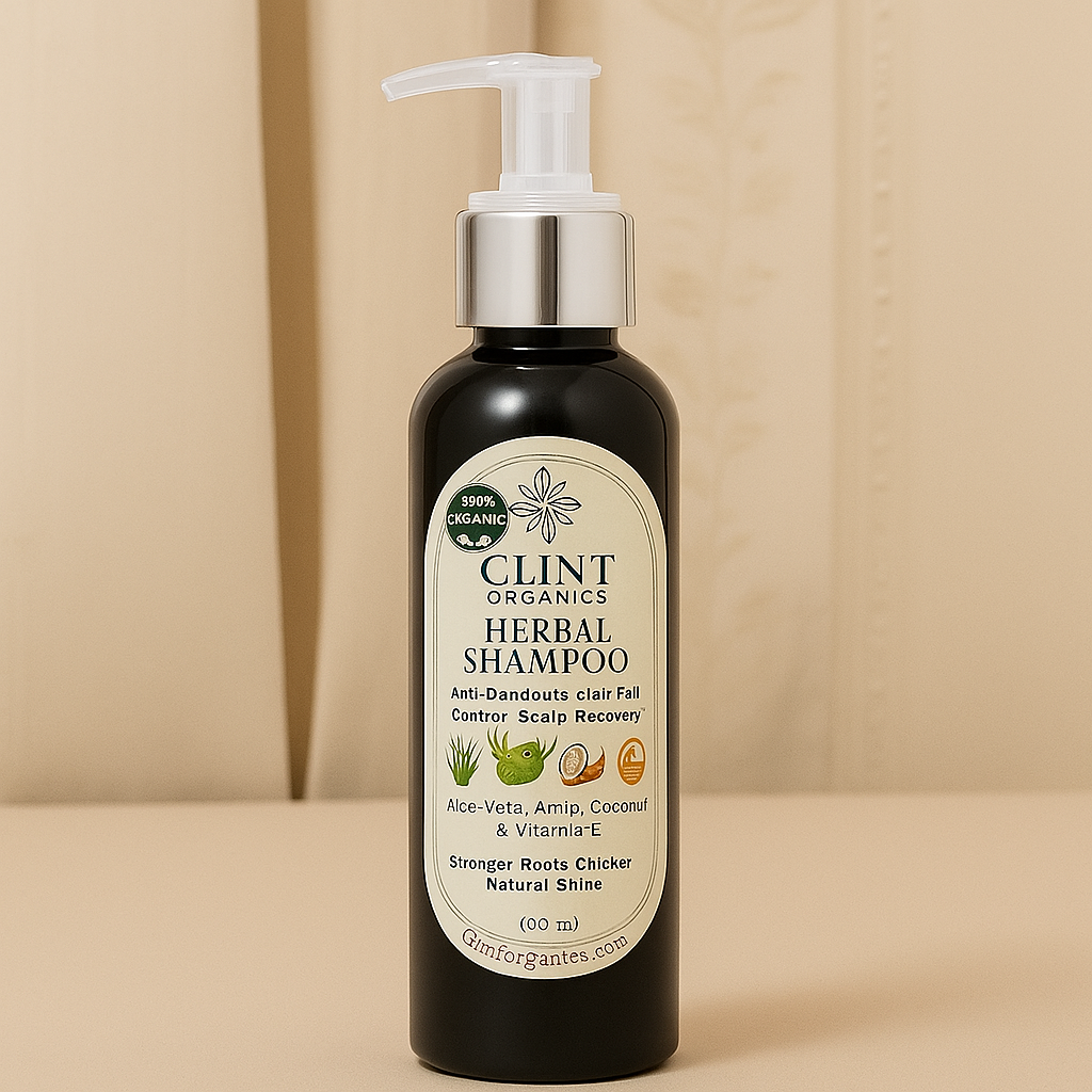 Glint Organics Herbal Shampoo | Strengthen & Shine (100ml)