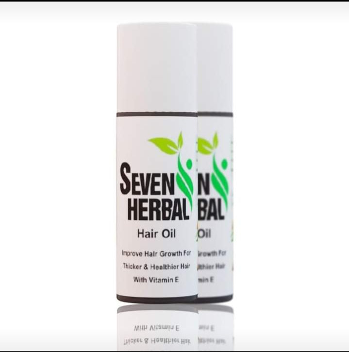 Best Natural Oil for Hair Fall, Dandruff, and Hair Growth in Pakistan - Seven Herbal Hair Oil by Glint Organics