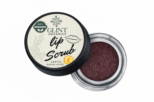 Glint Organics Sugar Lip Scrub | Exfoliate & Lighten